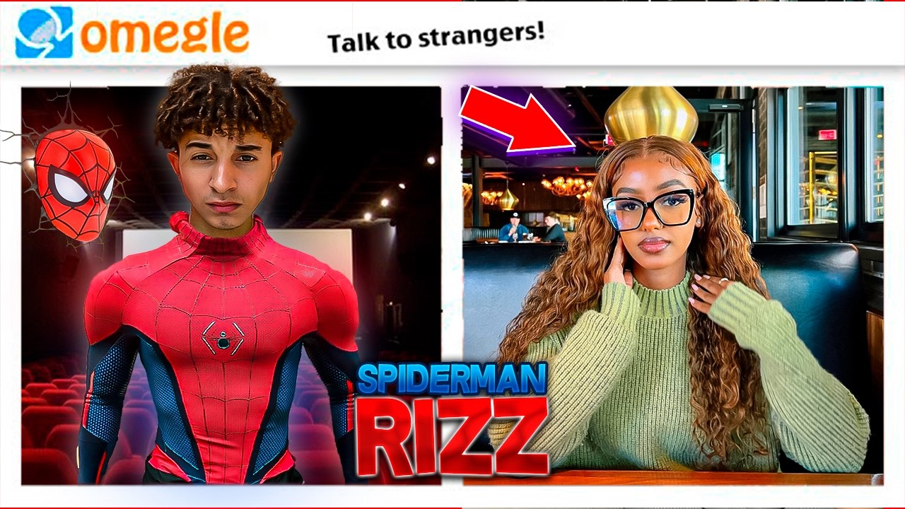 Omegle, Pero me CONVIERTO en Spider-Man!