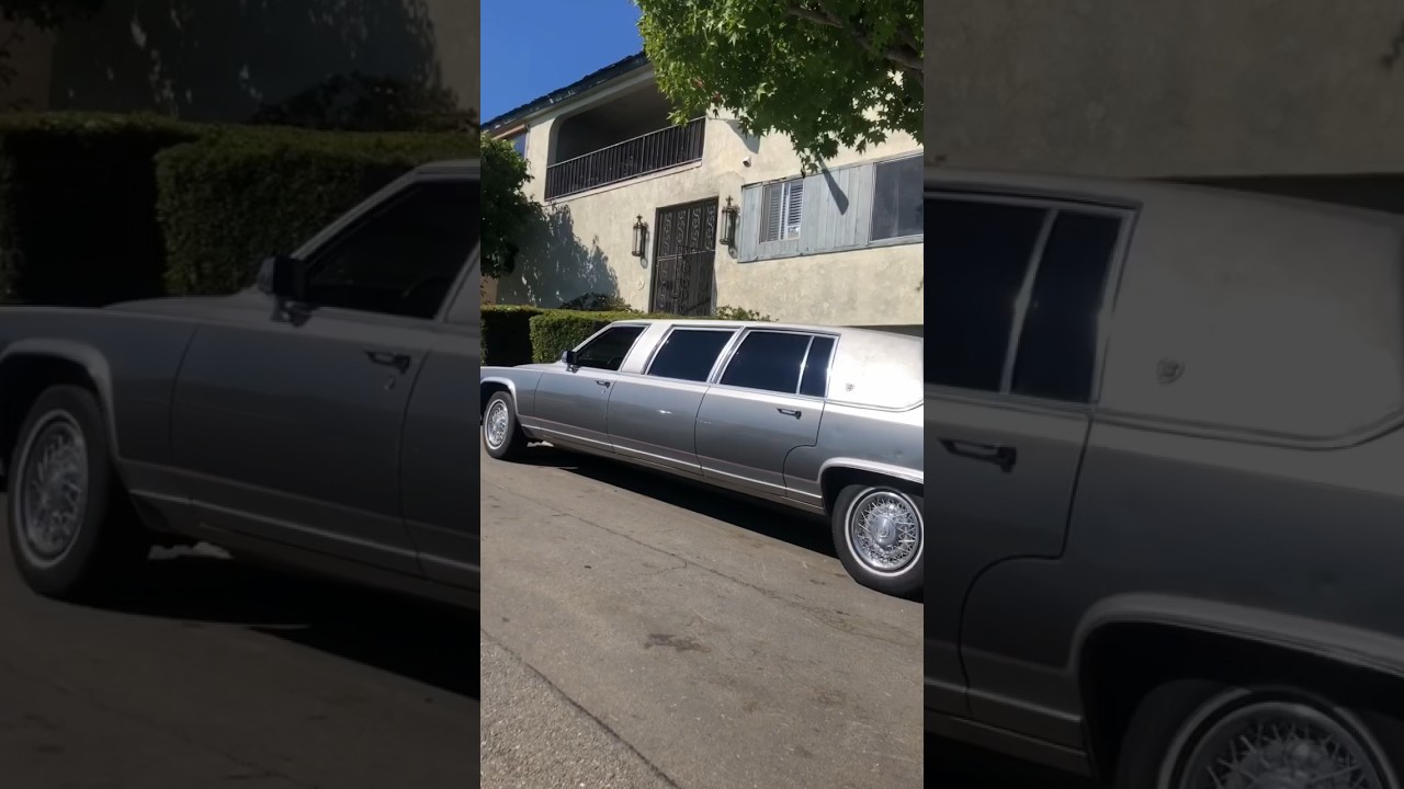 CADILLAC LIMOUSINE #shorts #california #classic