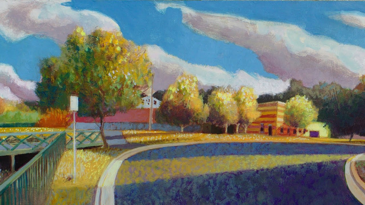 An egg tempera painting from beginning to end