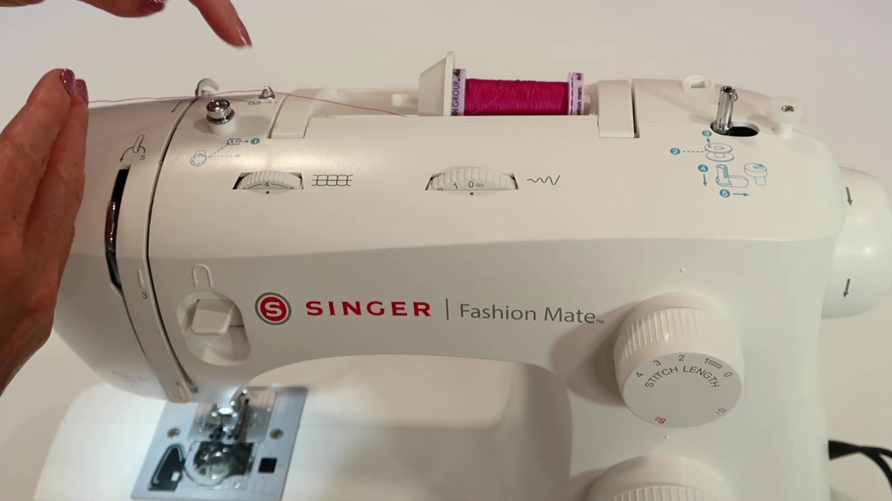 Singer Fashion Mate 3342 5 Threading & Winding a Bobbin