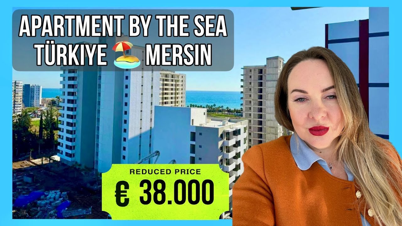 Apartment with sea view for 38,000€ 🏖️ Mersin, Tece