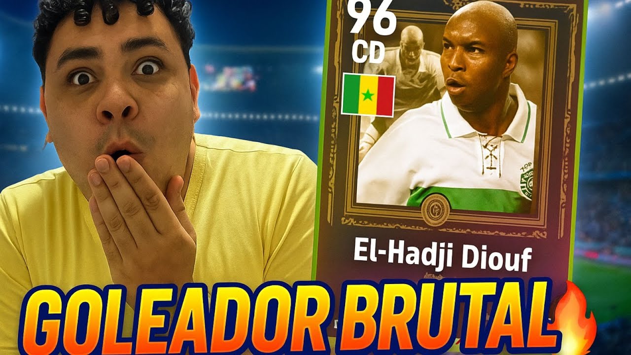 GOLEADOR LETAL 😱/El-Hadji Diouf en eFootball🤯