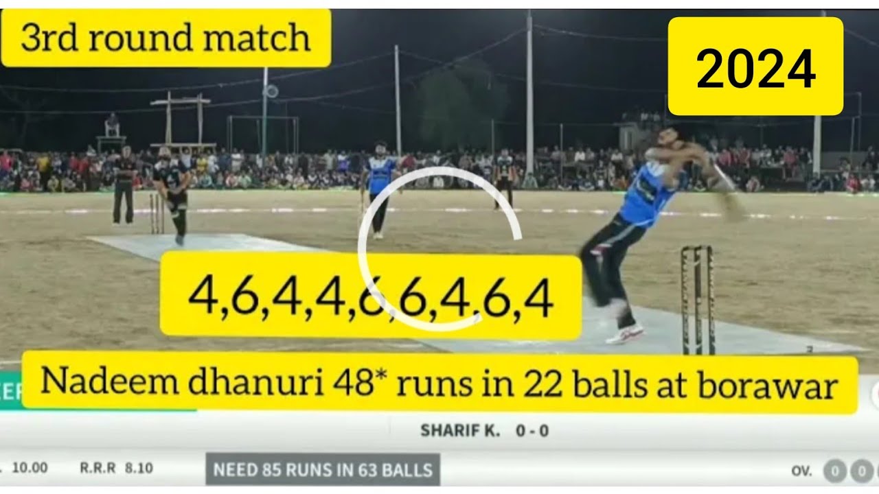 nadeem dhanuri 2024 batting 48 runs in 22 balls | nadeem dhanuri new inning | 70 70 sports