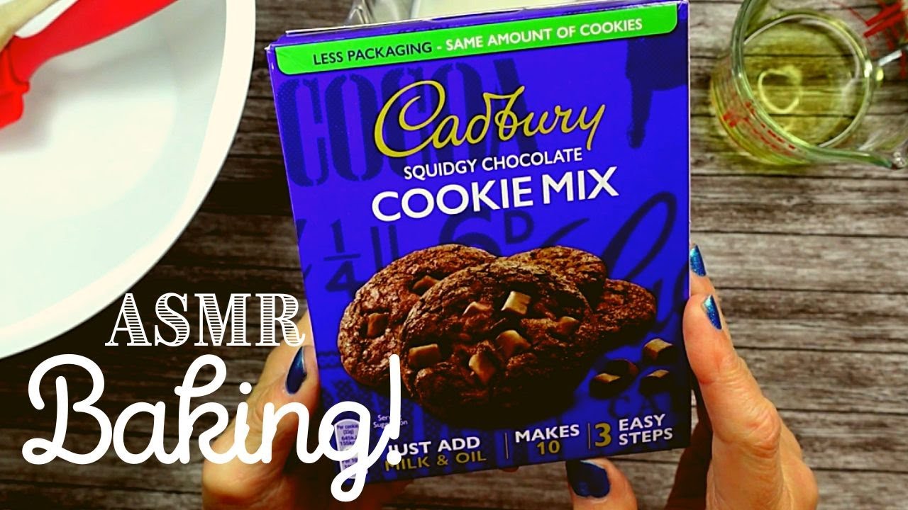 ASMR | Squidgy Choc Chip Cookies Baking & Tasting in a Whisper!