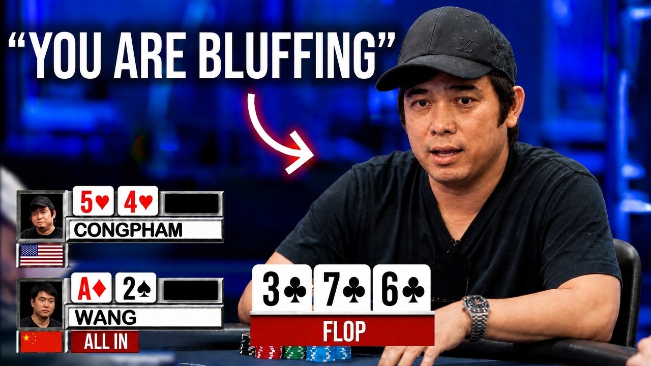 HUGE BLUFF IN A $15,900,000 FINAL TABLE!
