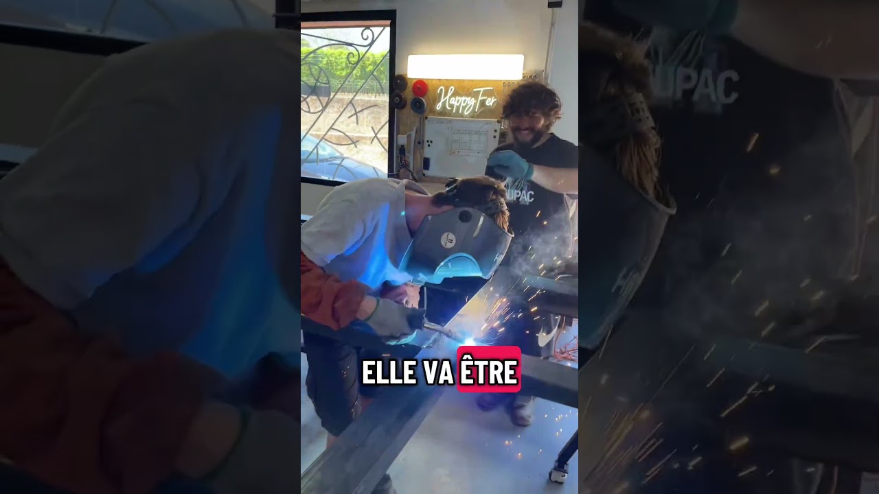 D&eacute;but de la fabrication ⚒️🥵 #ferronnerie #diy #metallerie #soudure
