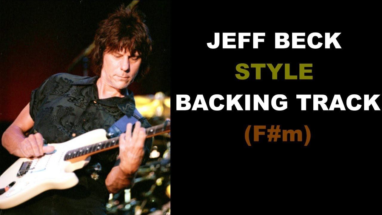 Jeff Beck Style Backing Track (F