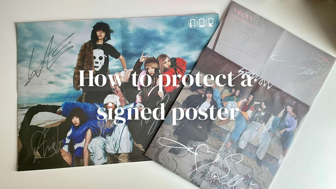 Tutorial: how to protect signed poster (+ album)