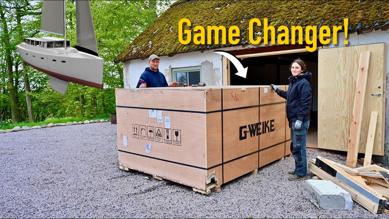 One Giant Box - So Many Future Boat Parts - Ep. 487 Ran Sailing