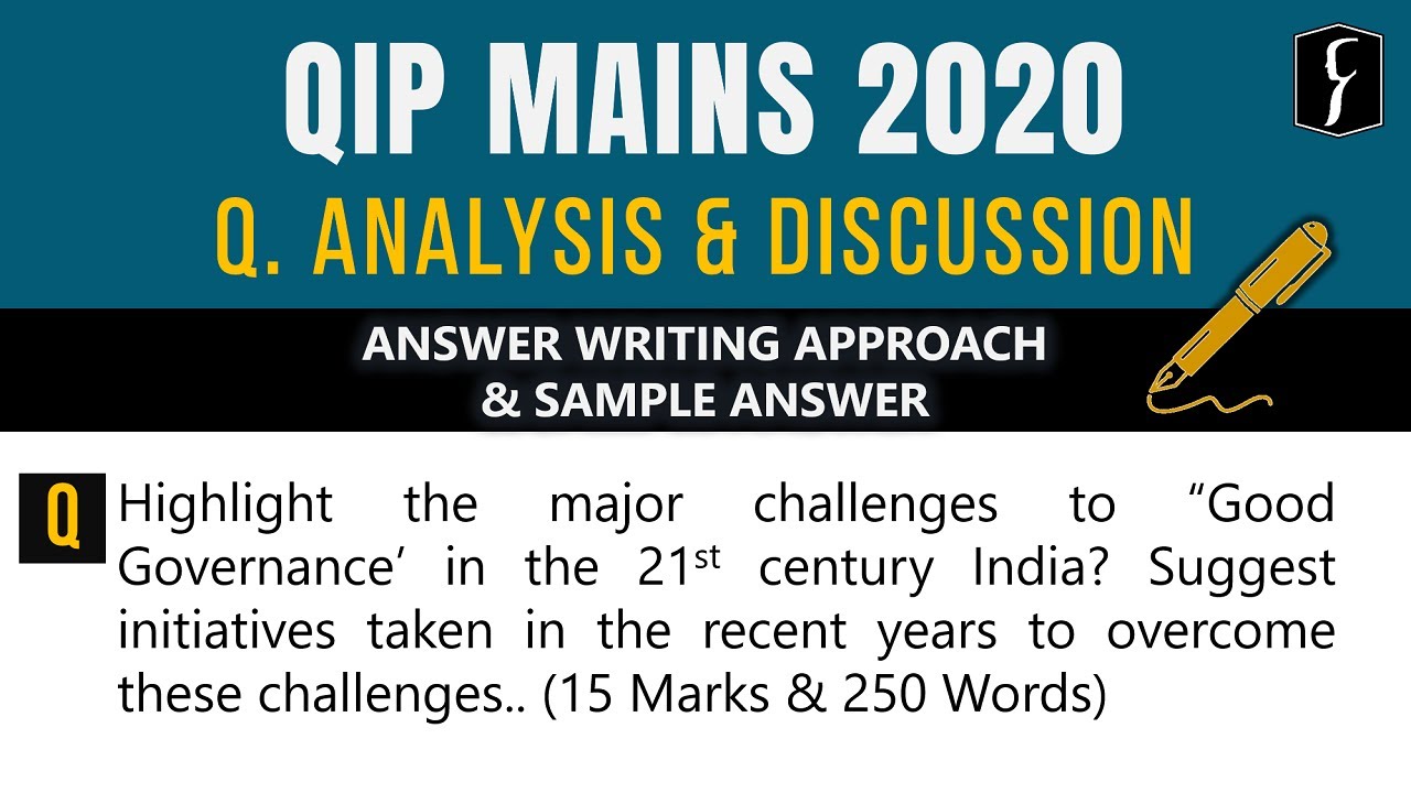 UPSC Mains Answer Writing Discussion | How to write answers for Mains Exam | QIP Mains Sample 21