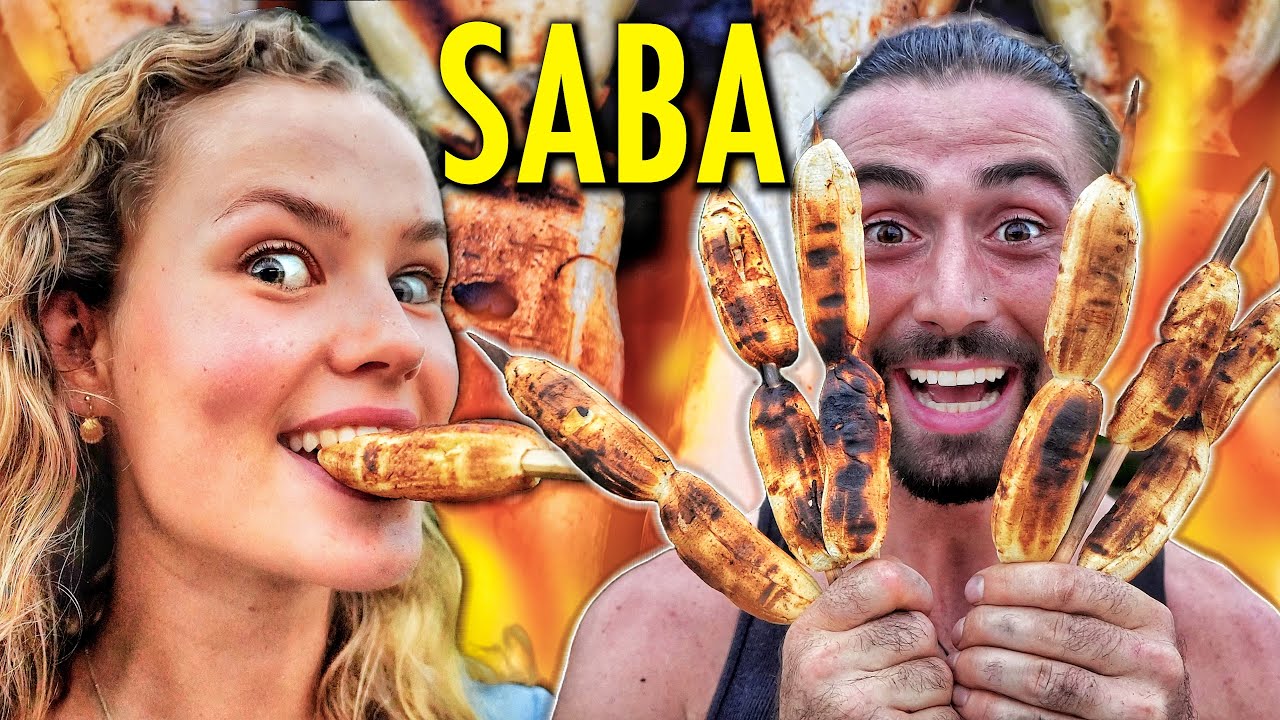 Готовим знаменитый жареный банан Минданао! (Жинанганг, обжаренный на углях)