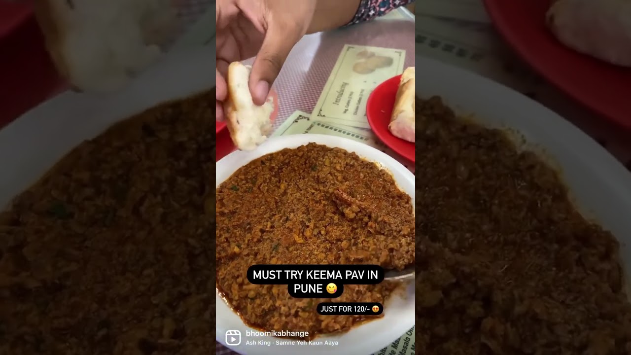 Chicken keema pav | Irani Cafe, Viman Nagar, Pune #shorts #punefoodie #keemapav #chickenkeema