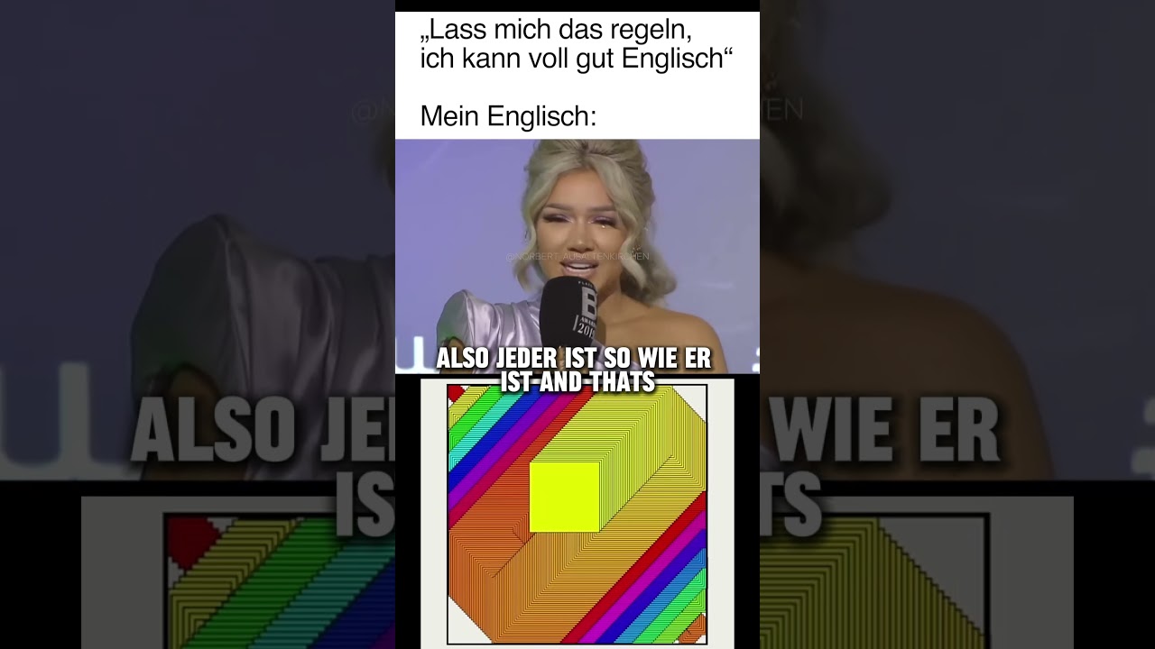 Shirin David blamiert sich bei ihrer Rede 😂 #shirindavid #memes #twitchgermany