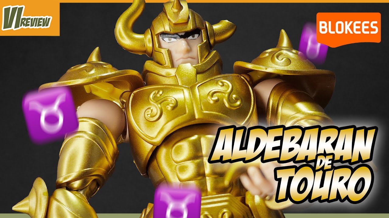 ALDEBARAN DE TOURO ♉ Saint Seiya Blokees | Unboxing, Montagem e Review (PT-BR)