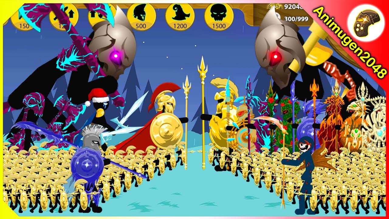 XIPHOS, SPEAROS vs MARROWKAI, FINAL BOSS ZOMBIE ALL SKIN | Stick War Legacy Mod | Animugen2048