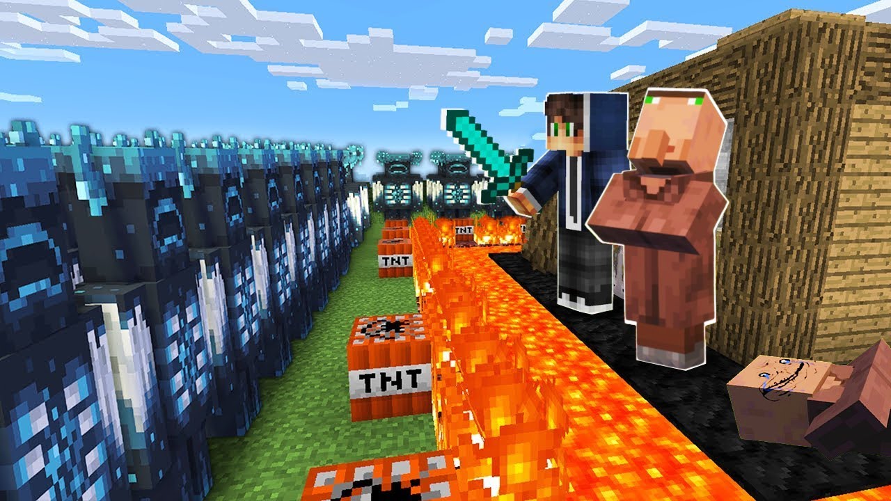 Gradimo Najsigurniju Kuću Protiv Wardena u Minecraftu