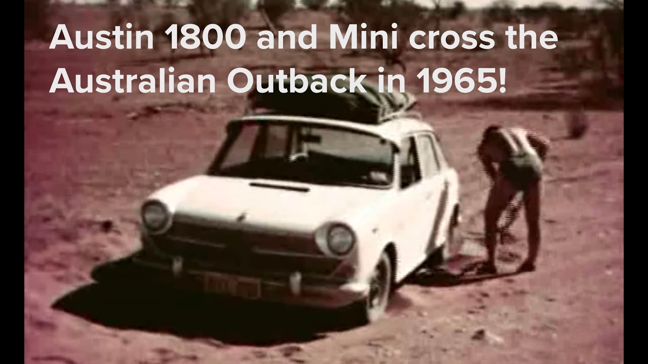 Austin 1800 and Mini cross the Australian Outback in 1965