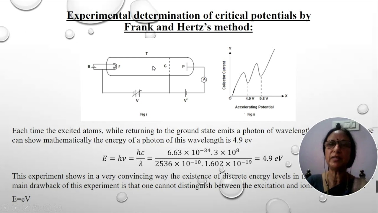 SESSION 5: FRANK-HERTZ'S EXPERIMENT