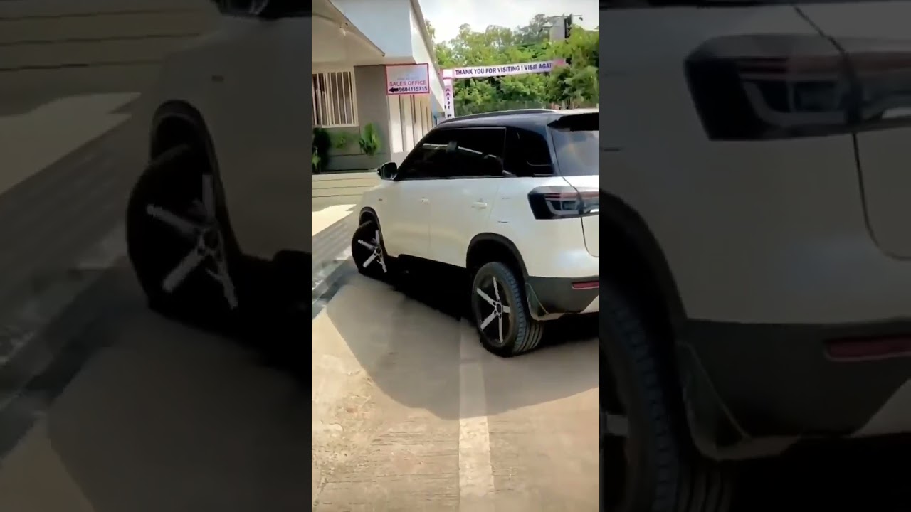 vitara brezza 2020 model modification alloy ❣️🎉 #shorts #brezza #top #youtubeshorts #youtube #maruti