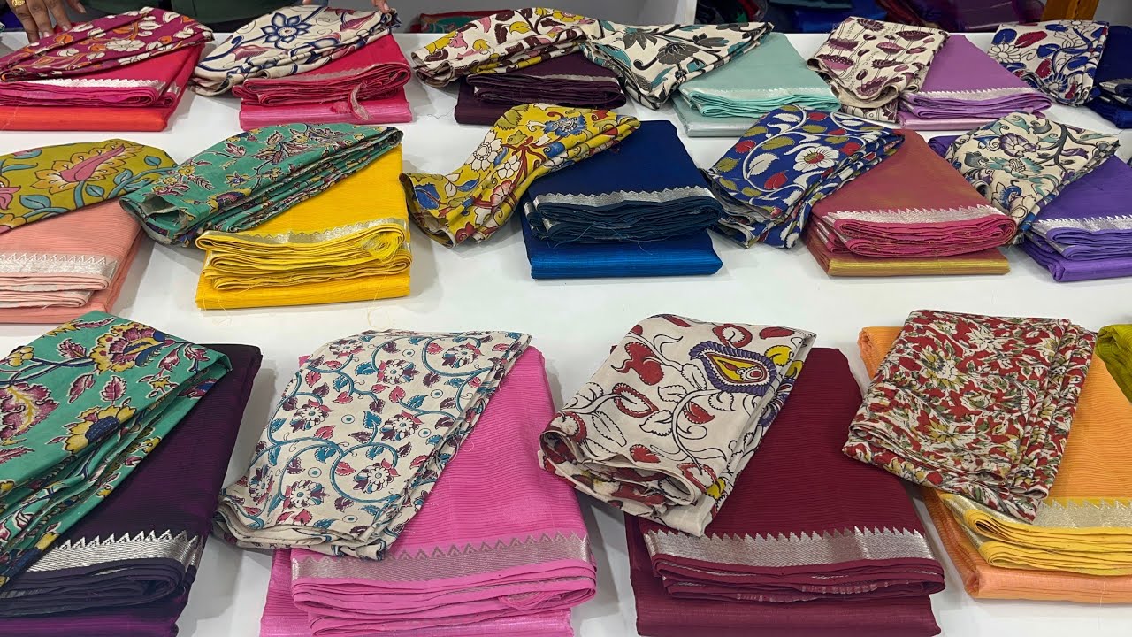 మంగళగిరి పట్టు సారీస్ కొన్ని ఆఫర్ లో కూడా మన మల్లేశ్వరి హ్యాండ్లూమ్స్ నుండి // Mangalagiri Pattu 