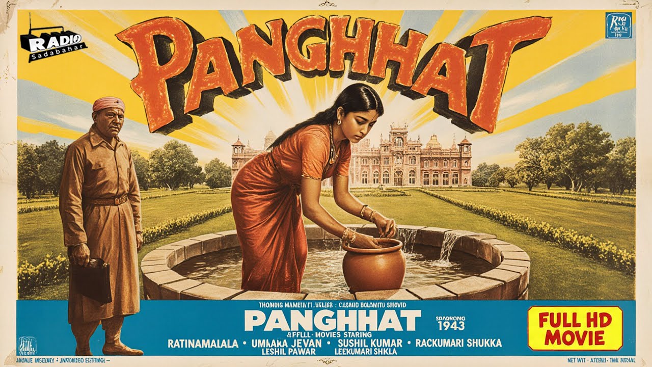 Panghat (1943) | Full Hindi Movie | Suraiya | Old Romantic Social Drama Classic Full HD Movies