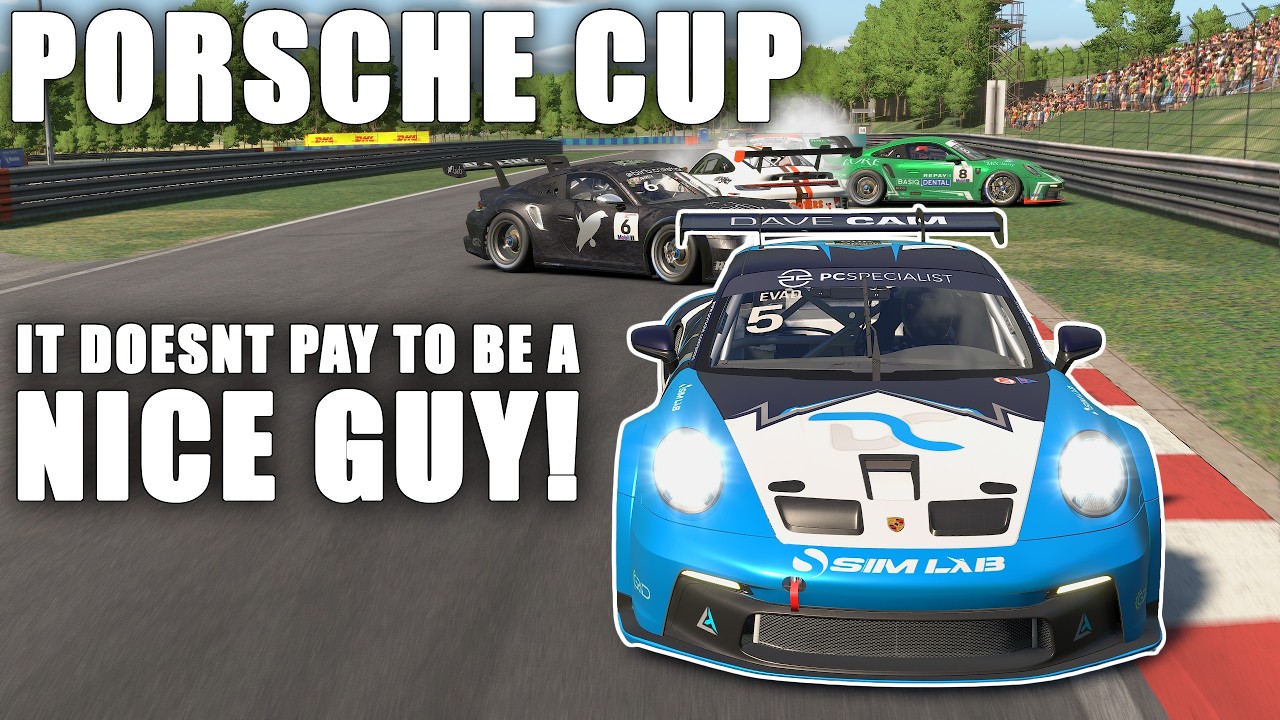 Please...just delete this circuit! | iRacing Porsche Cup at the Hungaroring