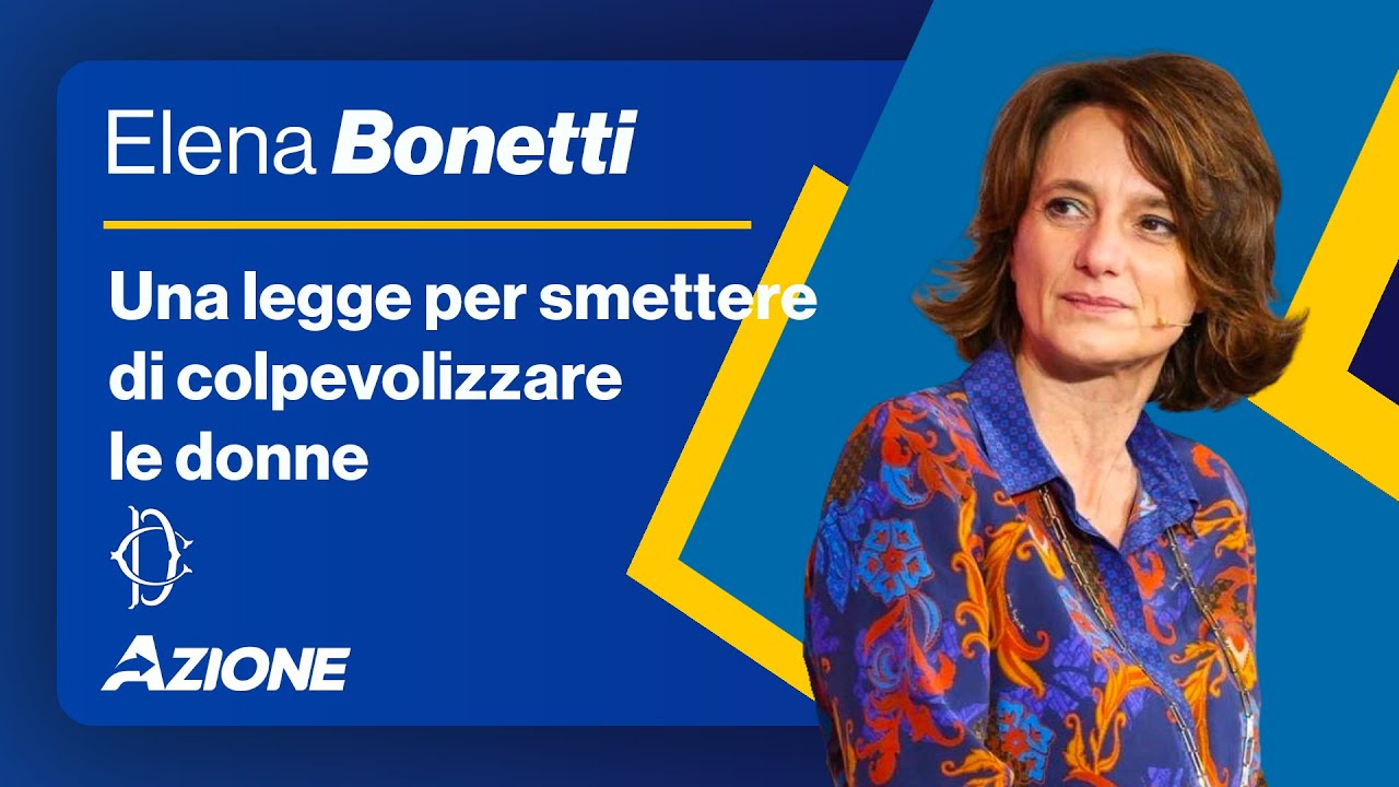 Una legge per smettere di colpevolizzare le donne.