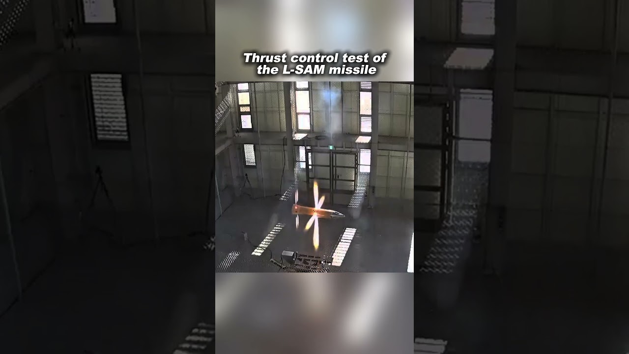 L-SAM Missile Thrust Control Test