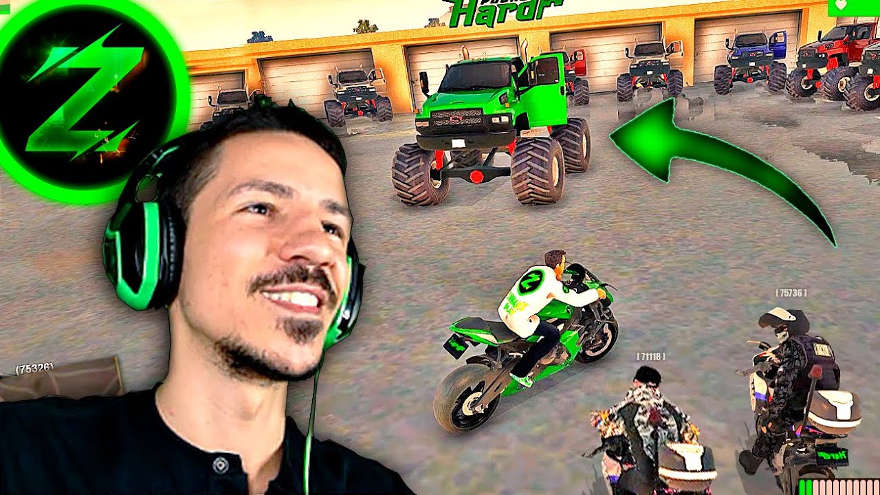 ZUMANS PEGOU O CARRO MONSTRO PRA DAR FUGA E PULOU NO TREM DURANTE A FUGA ! #gta #games #gameplay