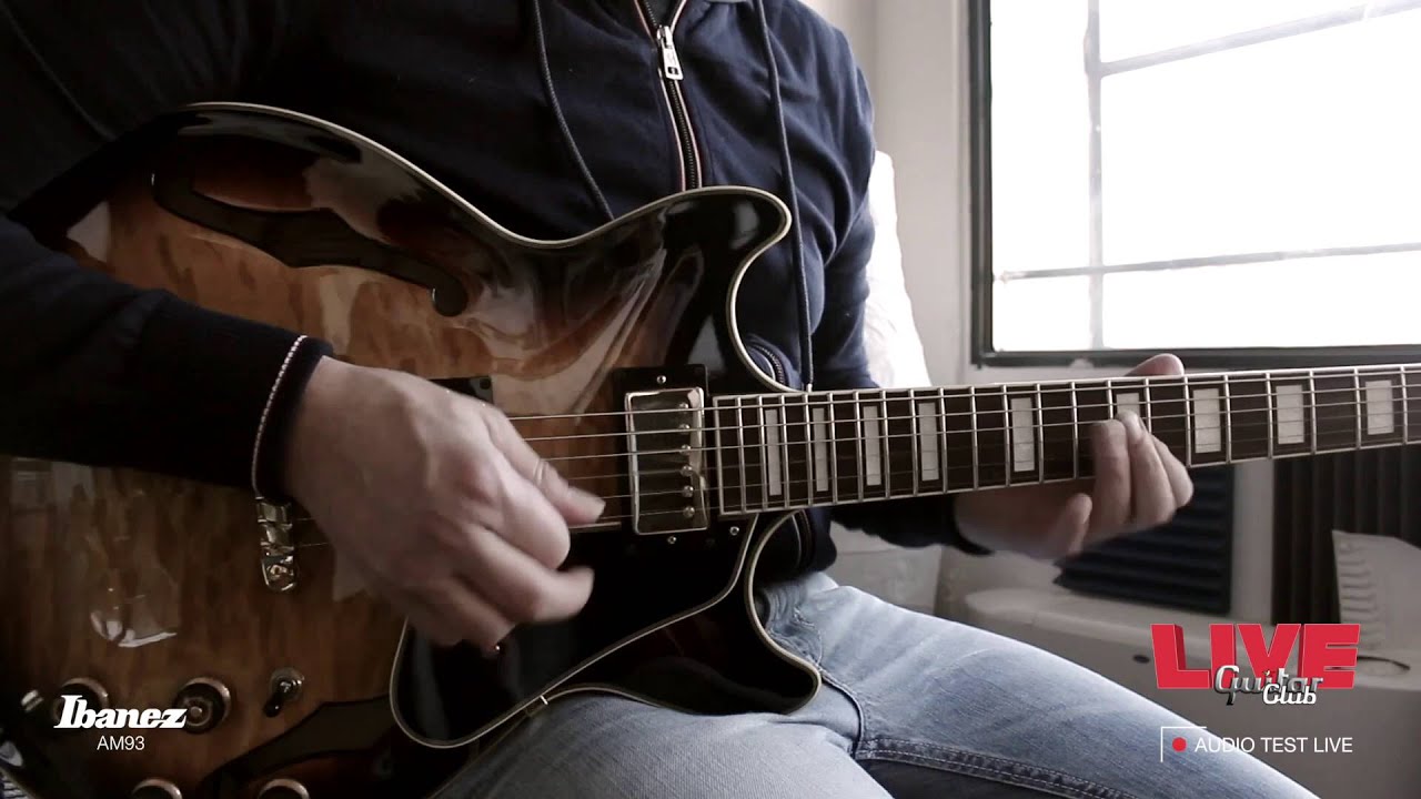 GuitarClubLive - AUDIO TEST -  IBANEZ AM93
