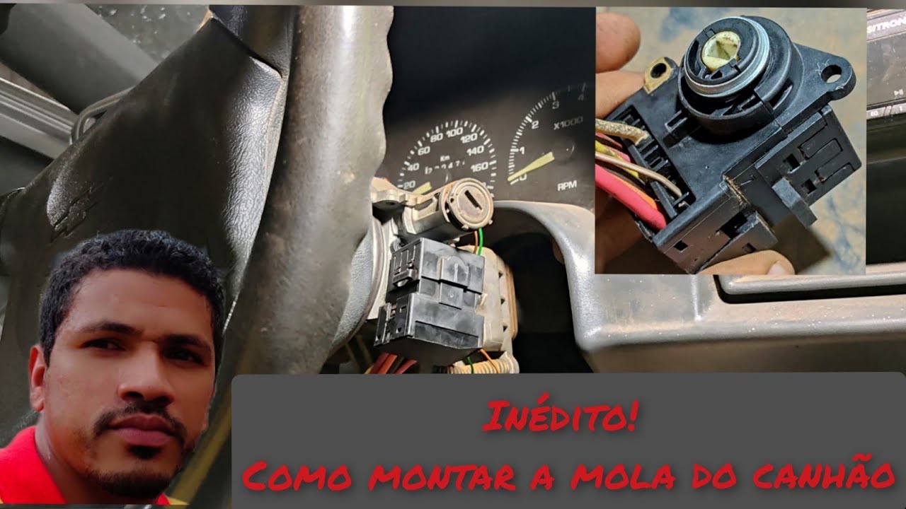 Desmontando comultator d Ignição e montando a mola do eixo.  Blazer/S10 Silverado #viral #live #car