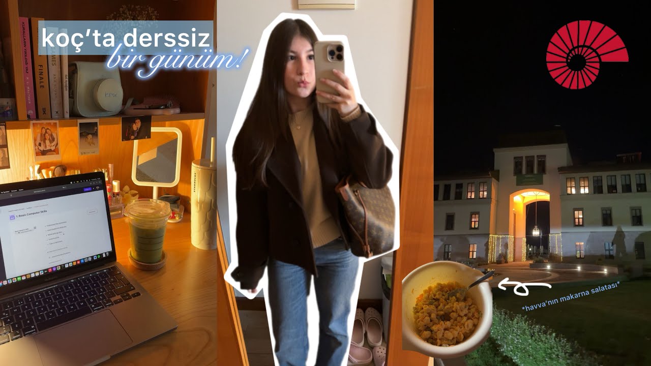 Koç’ta derssiz bir günüm! | Havva'nın makarna salatası, online ders, toplantılar