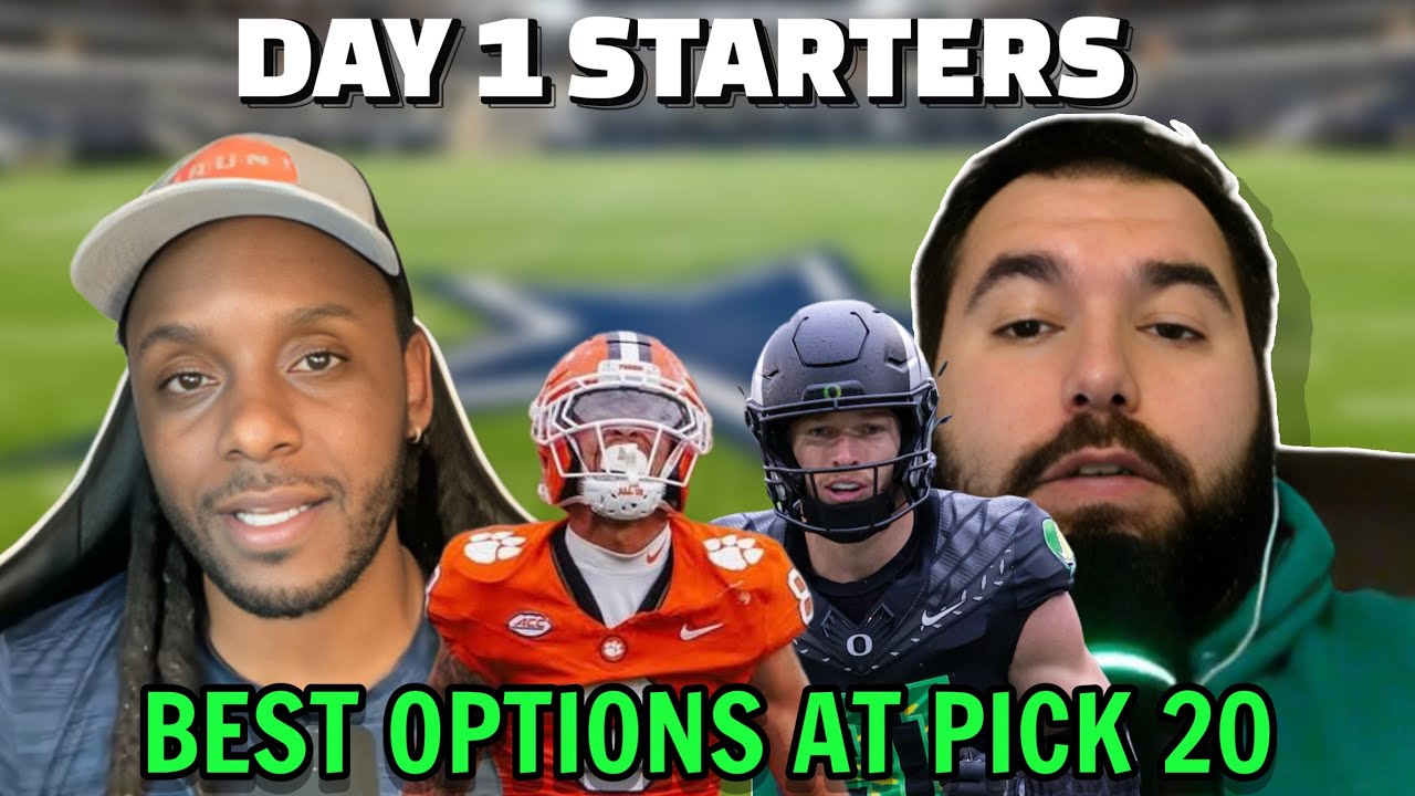 5 Best Options for Dallas to Draft at Pick 20 W/ Zach Wolchuk (105.3 the fan)