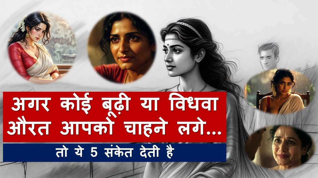 अगर कोई बूढ़ी या विधवा औरत आपको चाहने लगे, तो ये 5 संकेत देती है #darkpsychology #motivation 