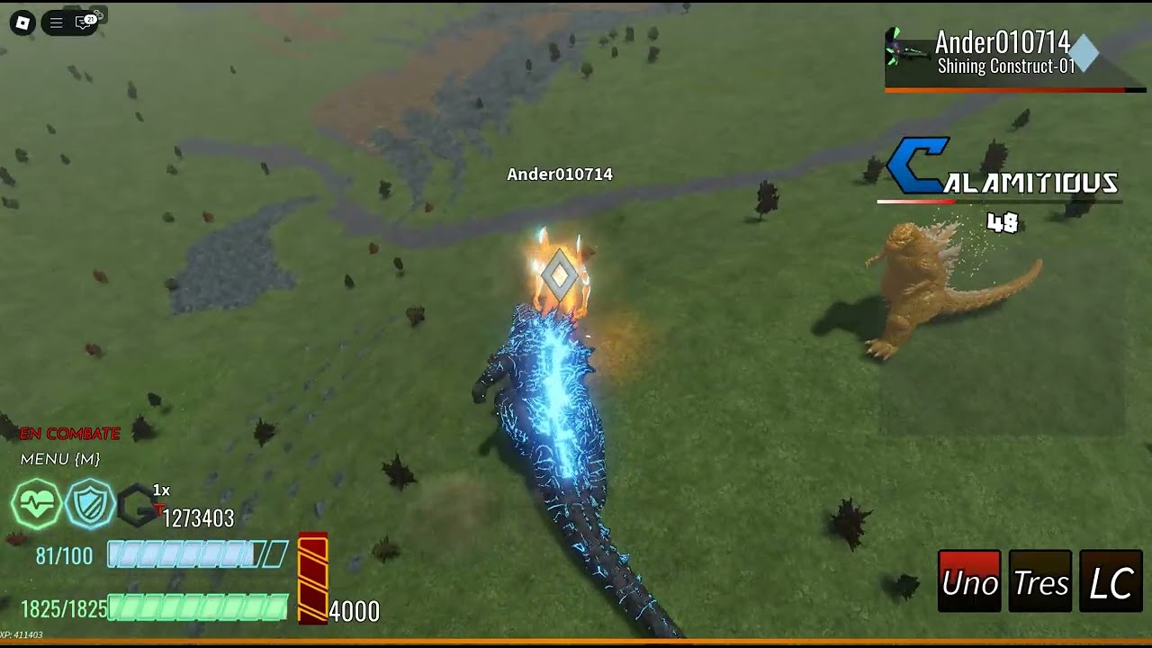 Pelea sobrecargado y thermonuclear 