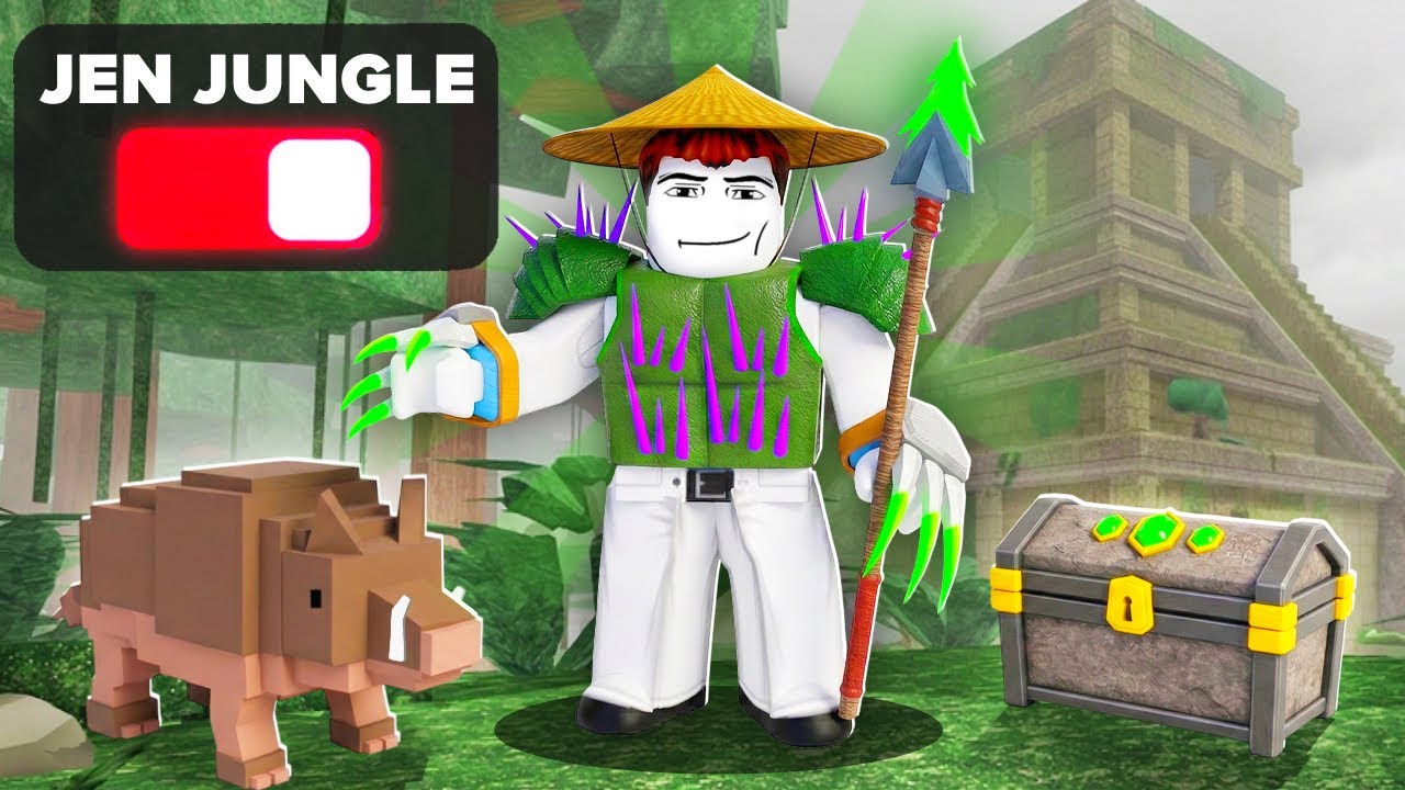 Používám JEN DŽUNGLE VĚCI v 99 Nocí v Lese!