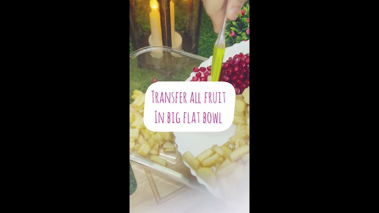 Ramadan Ep-3 fruit cream☺️…… #food sweet dish…..