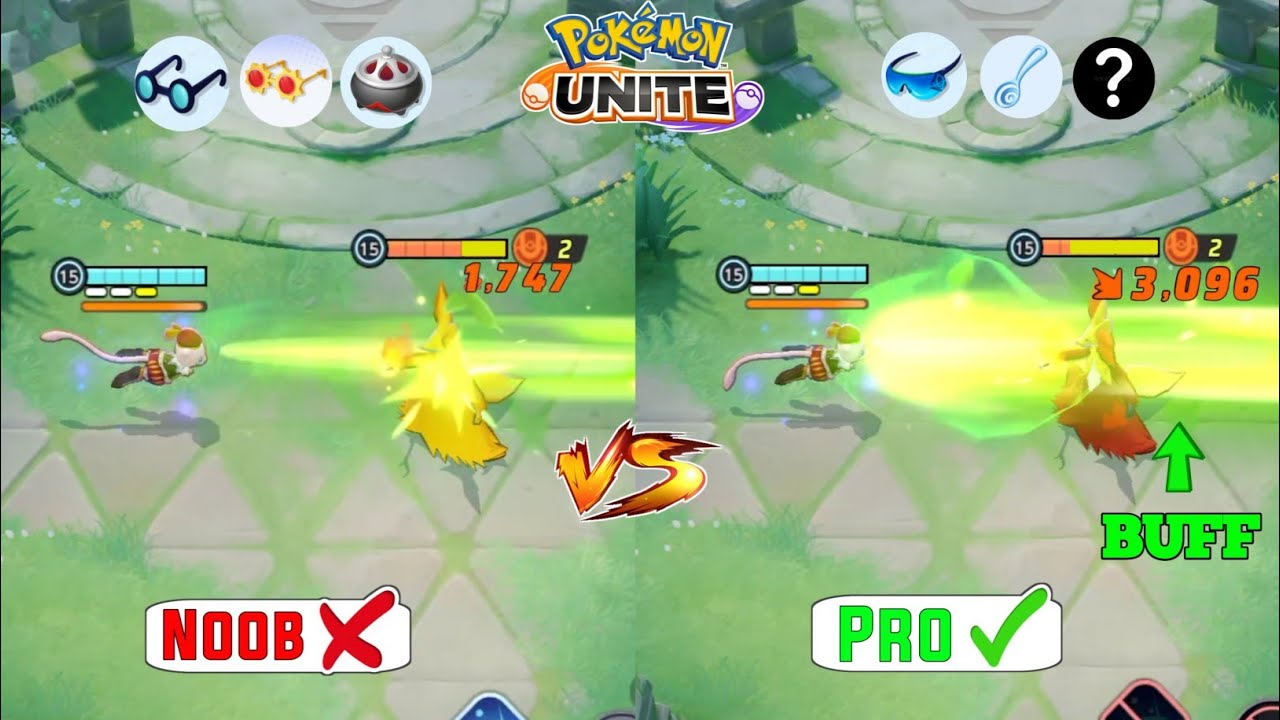 Mew Correct Build To Deal Extra Damage! Mew Best build ever | Pokemon unite