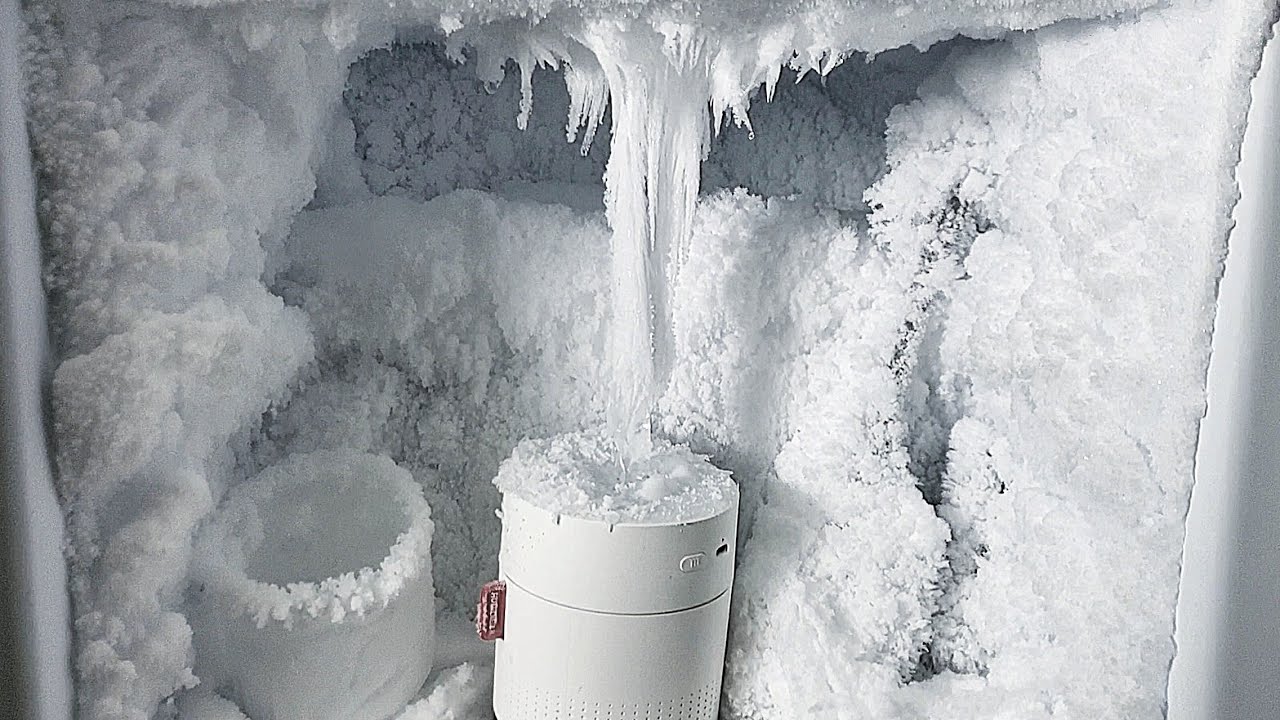 ASMR Full Freezer Scraping and Eating