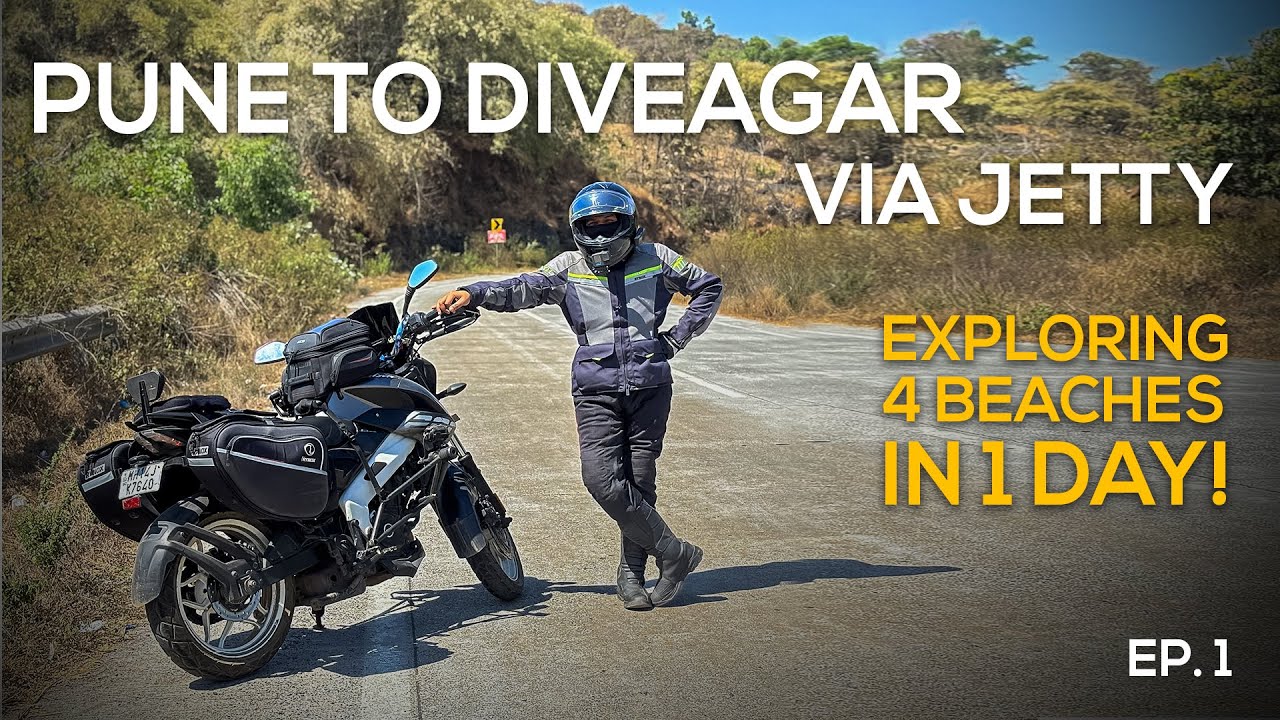 Exploring Konkan 🚢 | Explore 4 Beaches in 1 Day! 🏝️ | Complete Guide | Pulsar NS200 | Karan RG
