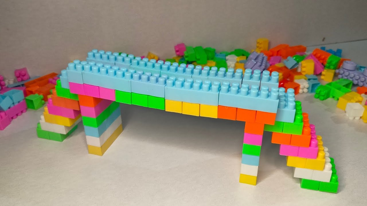 Satisfying DIY Blocks Bridge/ ASMR / Building Blocks/ Blocks Game / Building Blocks fun.