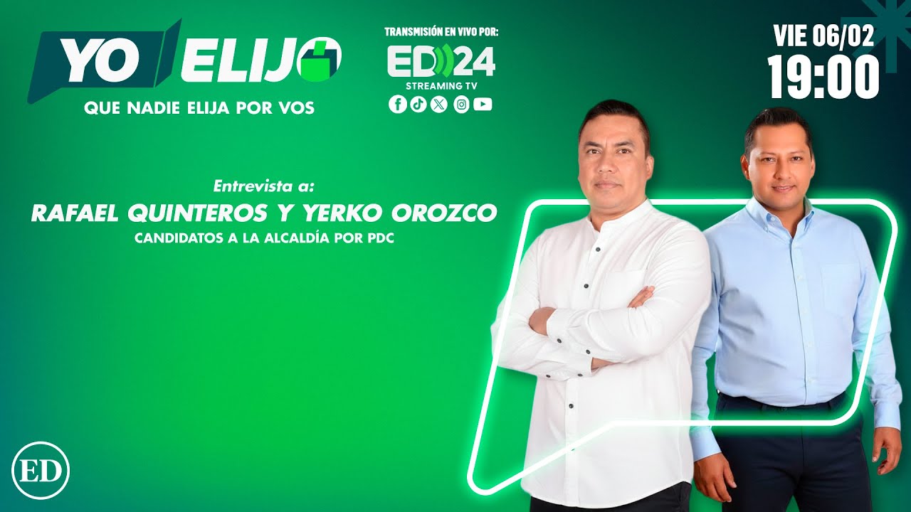 Yo Elijo | Elecciones Subnacionales 🗳️  Entrevista a Rafael Quinteros y Yerko Orozco