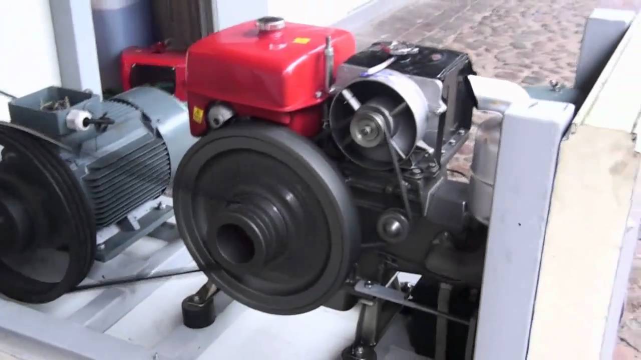 BHKW Testlauf China Diesel Teil 1