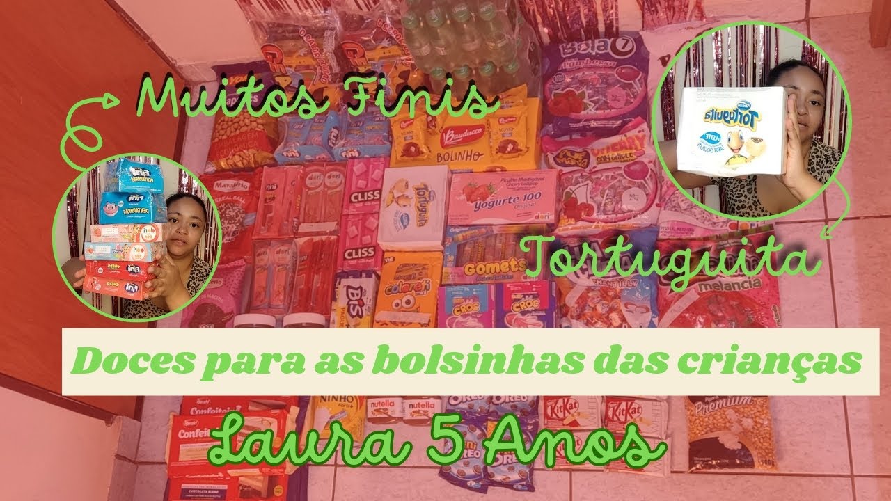Doces para as Bolsinhas das Crianças