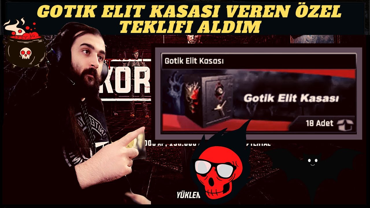 18 ADET GOTİK ELİT KASASI AÇTIM 😈😈/ ÖZEL TEKLİF ALDIM / ZULA