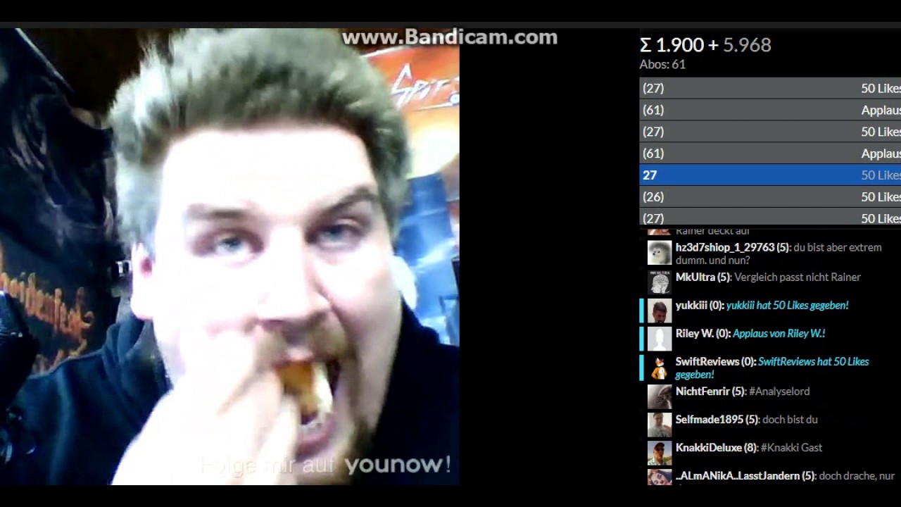 Drachenlord YouNow 12.7.2017 Zusammenfassung / Camembert, Drouuul & Freundin