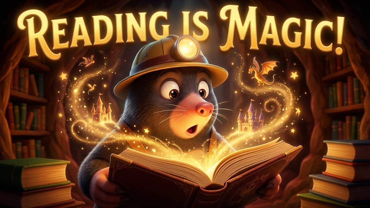 Why Reading Is Magical | Milo the Mole | Teddy Eddy TV