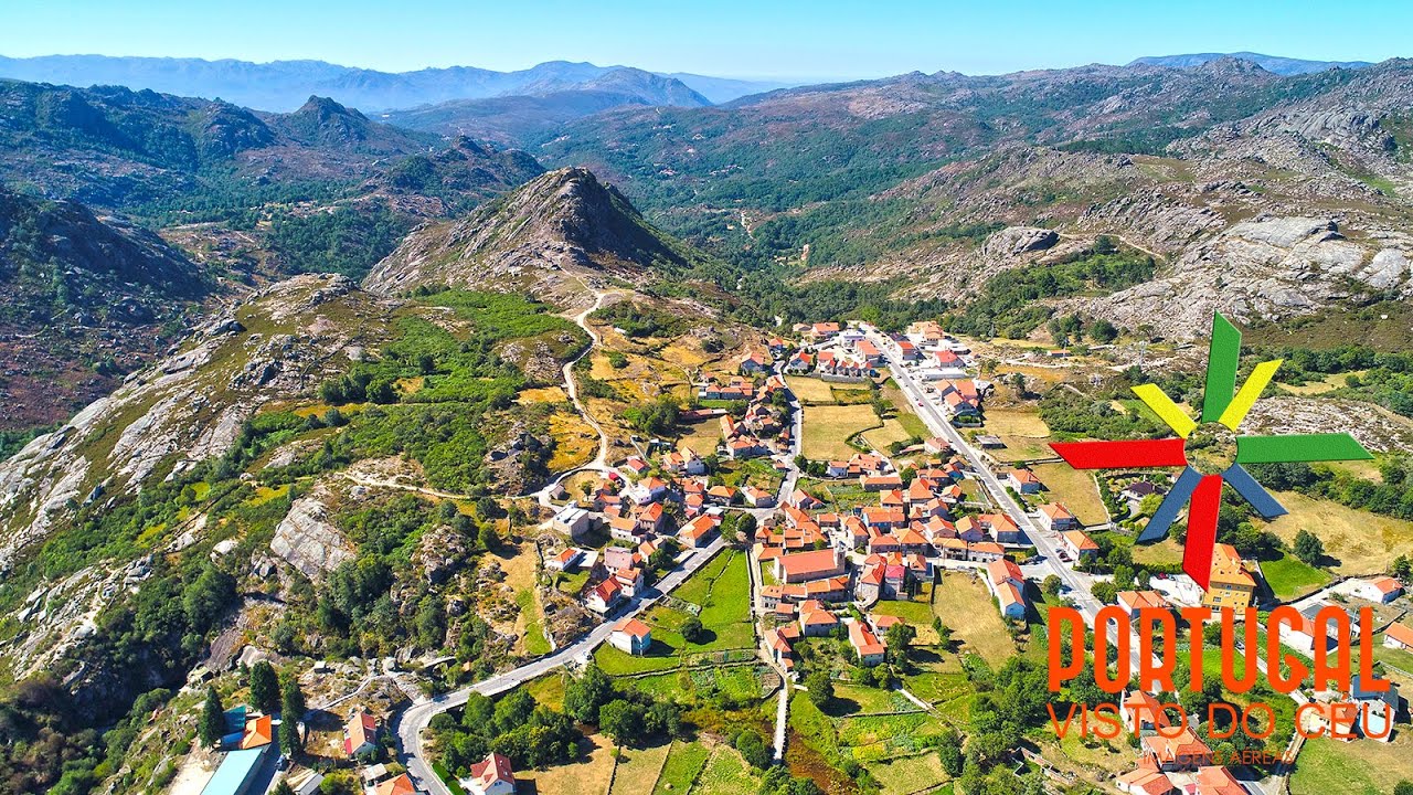 Castro Laboreiro aerial view - Peneda Gerês - 4K UltraHD