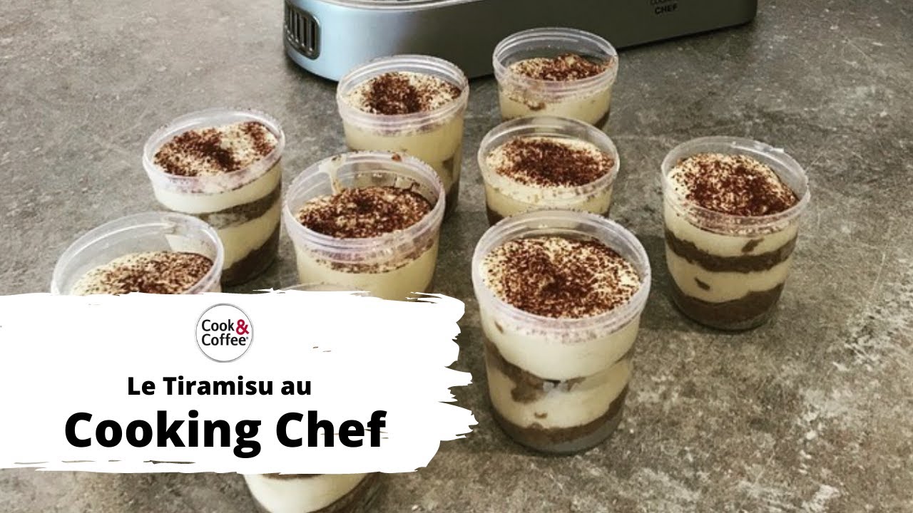 Le tiramisu au Cooking Chef