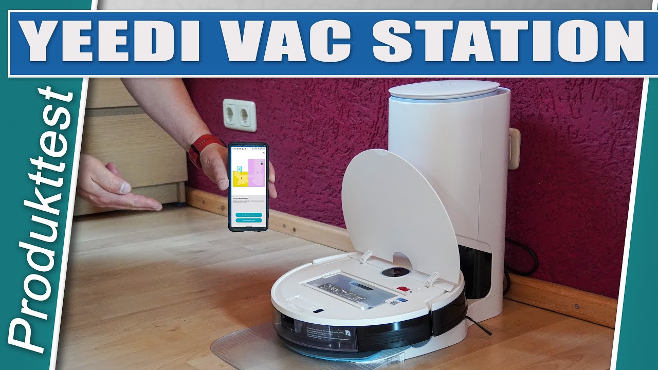 Saugroboter mit Absaugstation Yeedi Vac - Einrichten und verwenden einfach erklärt.